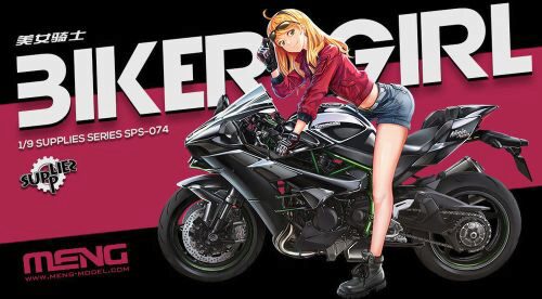 MENG-Model SPS-074 Biker Girl (RESIN)