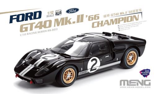 MENG-Model RS-003 Ford GT40 Mk.II 66 Champion (Pre-colored Edition)