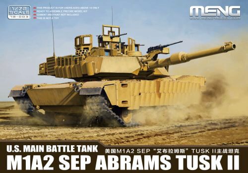 MENG-Model 72-003 U.S. Main Battle Tank M1A2 SEP Abrams TUSK II
