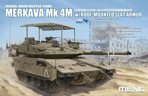 MENG-Model TS-056 Israel Main Battle Tank Merkava Mk.4M w/Roof-Mounted Slat Armor