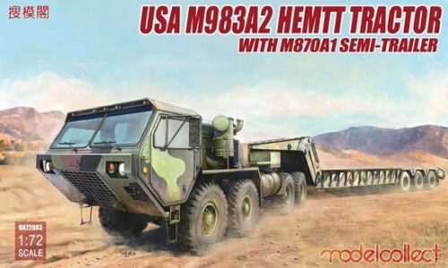 Modelcollect US72083 USA M983A2 HEMTT Tractor & M870A1 Semi- -trailer