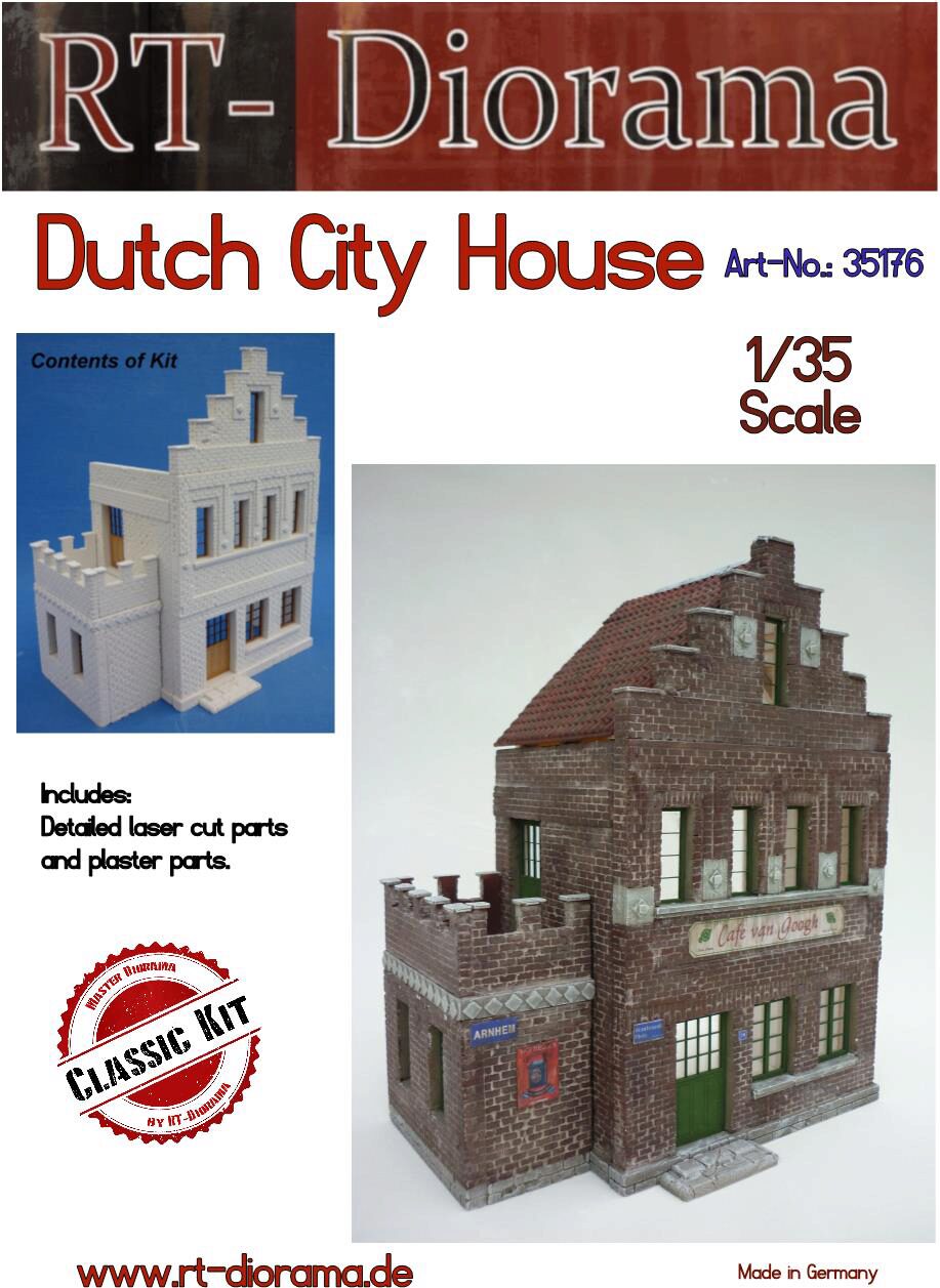 RT-DIORAMA 35176s Dutch City House [Standard]