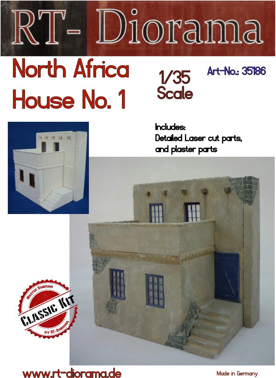 RT-DIORAMA 35186k North Africa House No. 1 [Keramic]