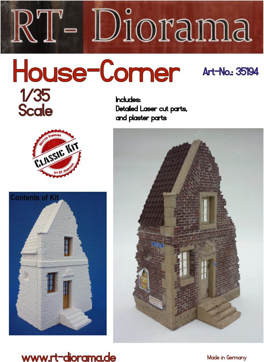 RT-DIORAMA 35194s House-Corner [Standard]