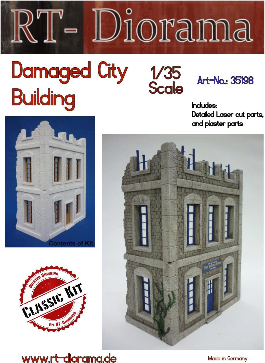 RT-DIORAMA 35198k Damaged City Building [Keramic]