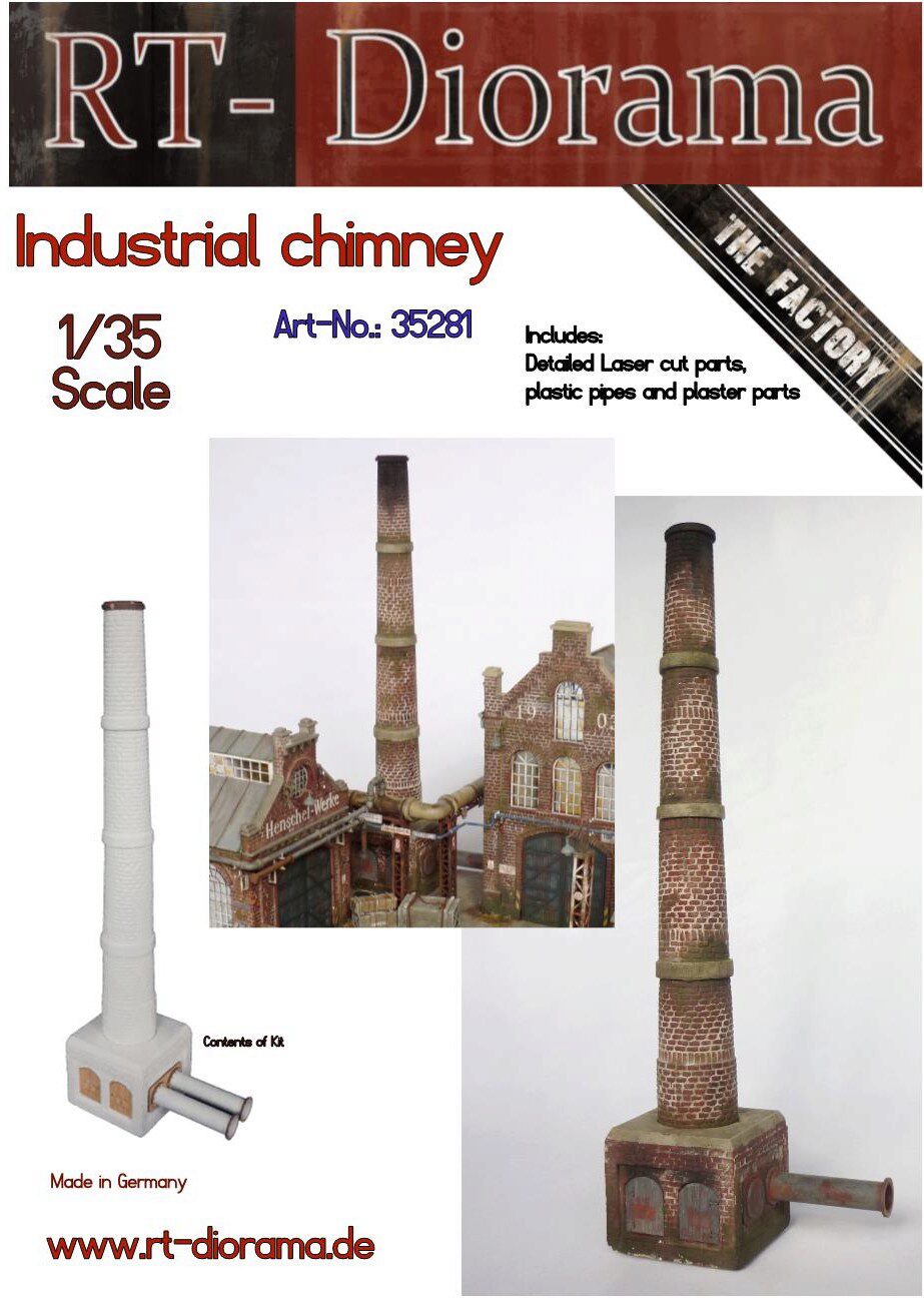 RT-DIORAMA 35281k Industrial Chimney [Keramic]