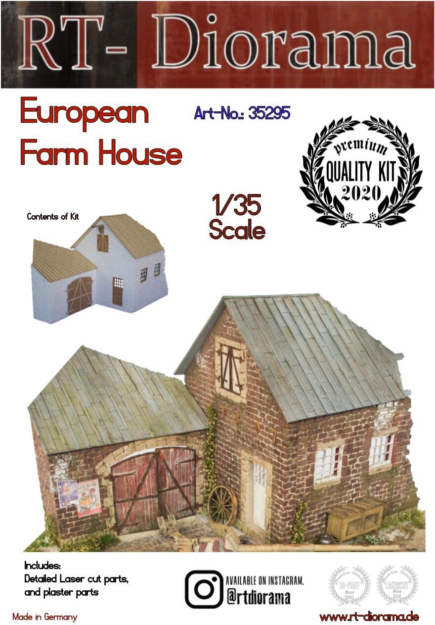 RT-DIORAMA 35295k European Farm House [Keramic]