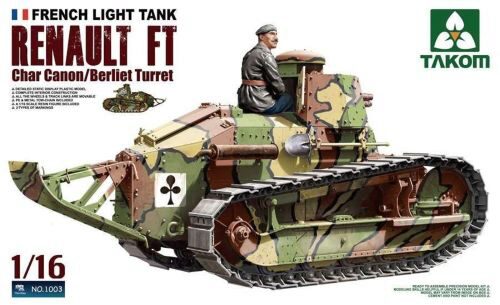 Takom 1003 French Heavy Tank RENAULT FT char Canon/