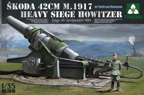 Takom 2018 Skoda 42cm M.1917 Heavy Siege Howitzer w