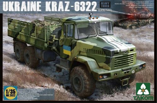 Takom 2022 Ukraine KrAz-6322 Heavy Truck (late type