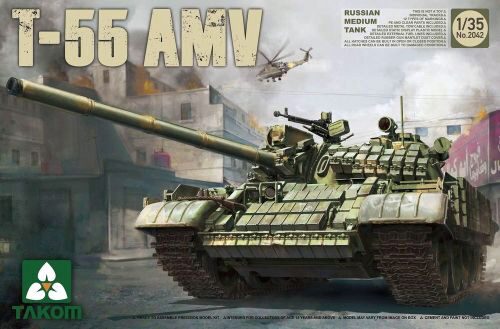 Takom 2042 Russina Medium Tank T-55AMV