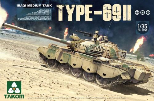 Takom 2054 Iraqi Medium Tank Type-69 II 2 in 1