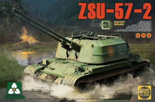 Takom 2058 Soviet SPAAG ZSU-57-2  2 in 1