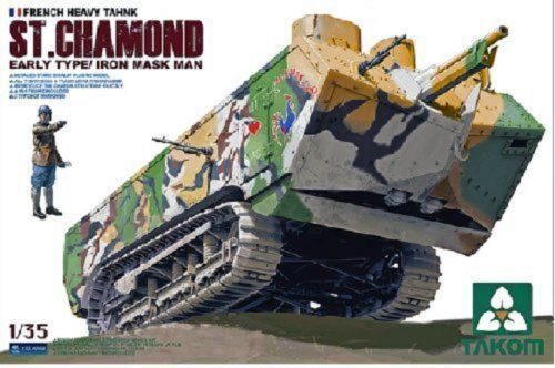 Takom 2002 French Heavy Tank St.Chamond Early Type