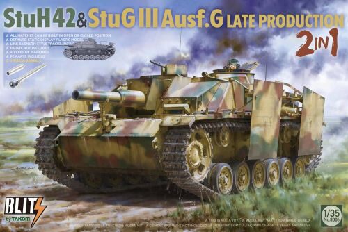 Takom 8006 StuH42&StuG III Ausf.G Late Prodution 2 in 1