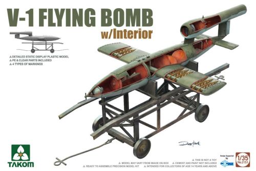 Takom TAK2151 V-1 FLYING BOMB w/Interior