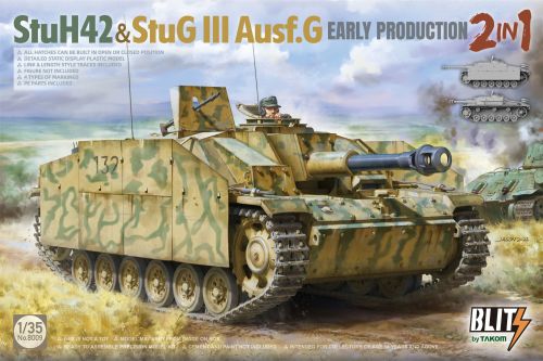 Takom TAK8009 StuH42&StuG III Ausf.G Early Prodution 2in1
