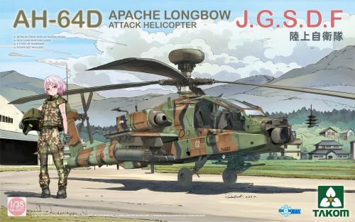 Takom 2607 AH-64D Apache Longbow Attack Helicopter J.G.S.D.F