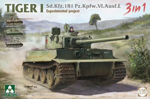 TAKOM TAK2192 Tiger I Sd.Kfz.181 Pz.Kpfw. VI Ausf.E Experimental