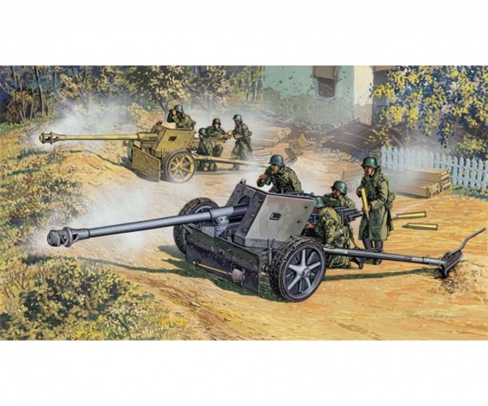 Dragon 6249 7.5cm PaK 40 w/Heer Gun Crew