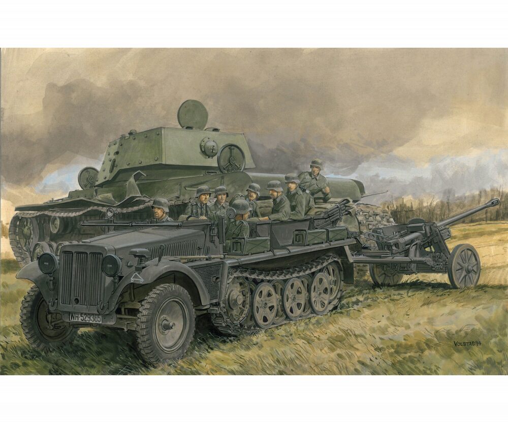 Dragon 6732 1:35 Sd.Kfz.10 Ausf.A w/5cm PaK 38