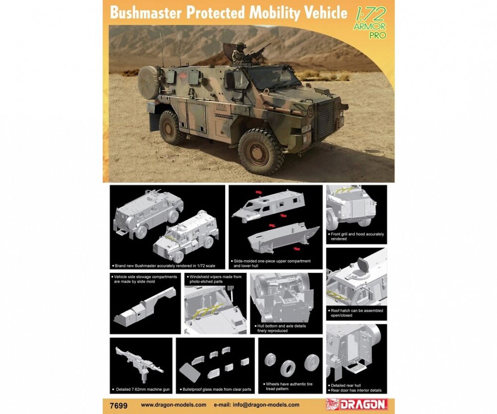 Dragon 7699 Bushmaster Protected Mobility Vehic