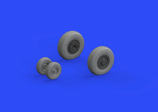 Eduard Accessories 648304 F-14A wheels early for Tamiya