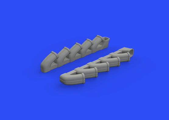 Eduard Accessories 648588 Il-2 exhaust stacks for Tamiya