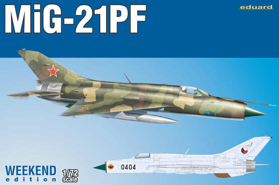 Eduard Plastic Kits 7455 MiG-21PF, Weekend Edition