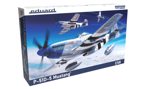 Eduard Plastic Kits 84172 P-51D-5, Weekend Edition