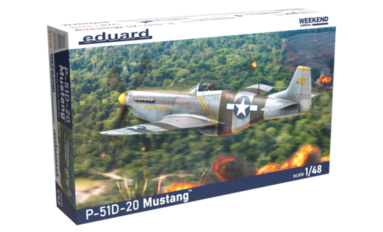 Eduard Plastic Kits 84176 P-51D-20 Mustang, Weekend edition