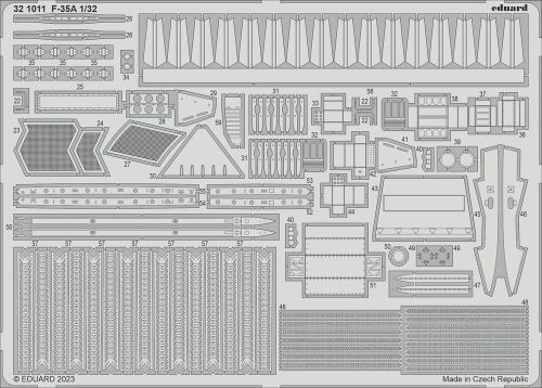 Eduard Accessories 321011 F-35A 1/32 TRUMPETER