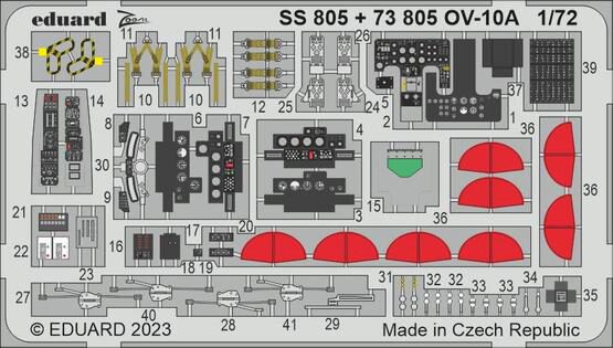 Eduard Accessories SS805 OV-10A 1/72 ICM