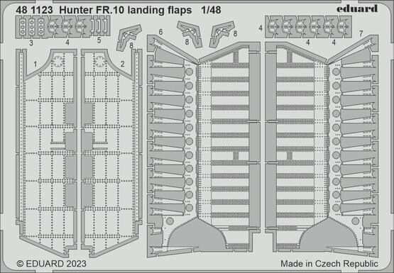 Eduard Accessories 481123 Hunter FR.10 landing flaps 1/48 AIRFIX