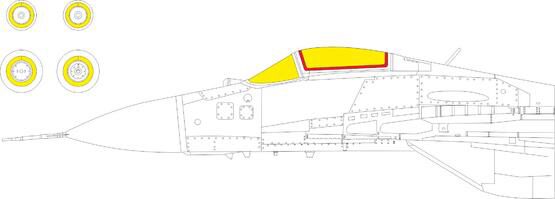 Eduard Accessories CX657 MiG-29 9-19 SMT 1/72