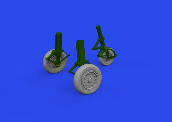 Eduard Accessories 648934 J-35 Draken wheels Type 1 1/48 HASEGAWA