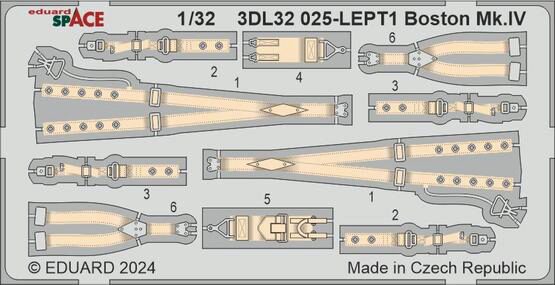Eduard Accessories 3DL32025 Boston Mk.IV SPACE  HKM