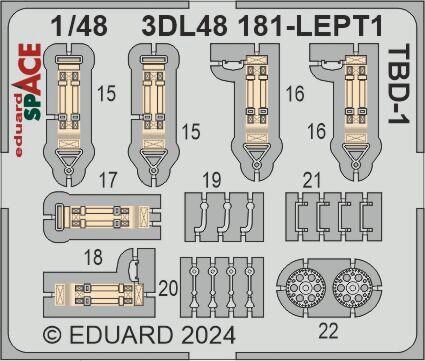 Eduard Accessories 3DL48181 TBD-1 SPACE  HOBBY BOSS