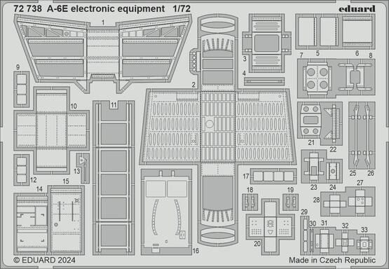 Eduard Accessories 72738 A-6E electronic equipment