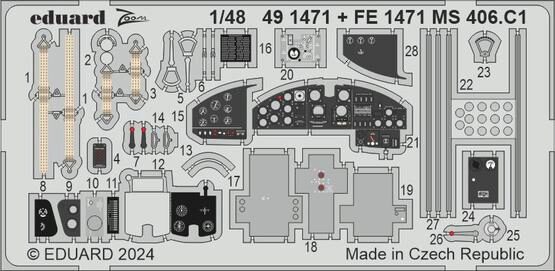 Eduard Accessories 491471 MS 406.C1
