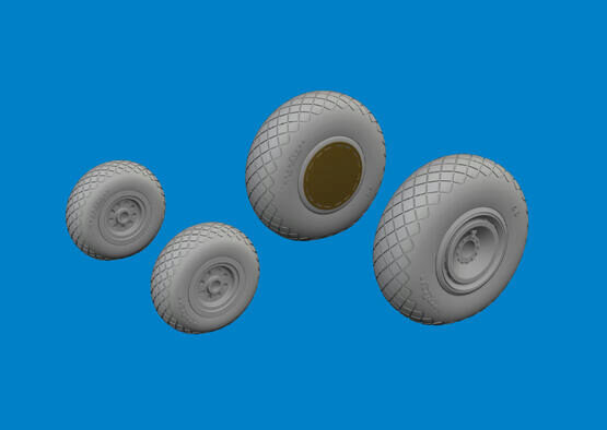 Eduard Accessories 672380 B-24H wheels  AIRFIX