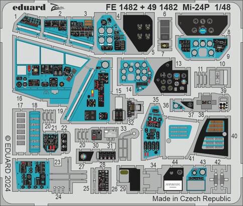 Eduard Accessories FE1482 Mi-24P