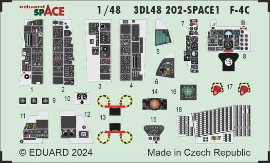 Eduard Accessories 3DL48202 F-4C SPACE