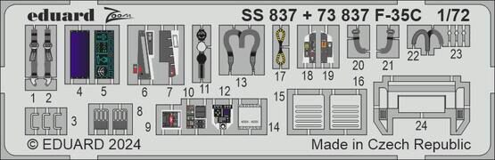 Eduard Accessories SS837 F-35C