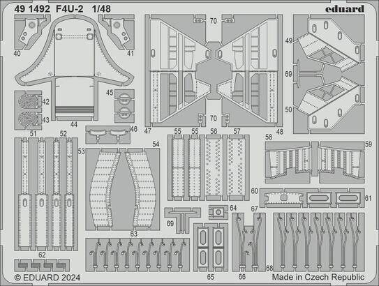Eduard Accessories 491492 F4U-2  HOBBY BOSS