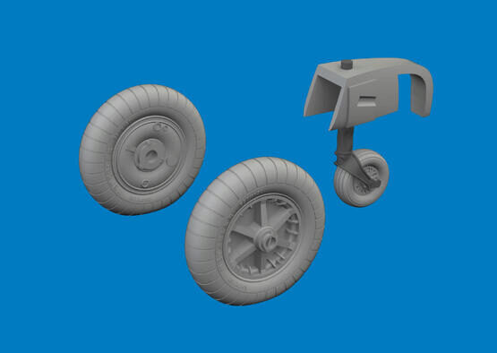Eduard Accessories 632202 Bf 109E wheels   EDUARD
