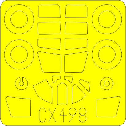 Eduard Accessories CX498 P-40N for Special Hobby