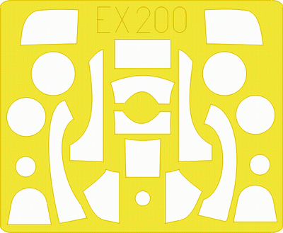 Eduard Accessories EX200 P-400 Airacobra für Hasegawa-Bausatz