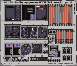 Eduard Accessories 36162 Radio equipment WWII Wehrmacht - colour