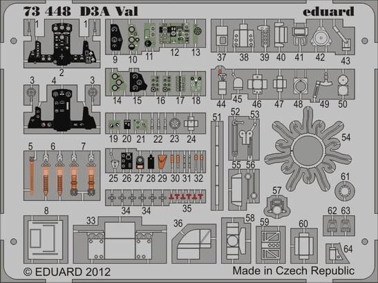 Eduard Accessories 73448 D3A Val for Cyber Hobby